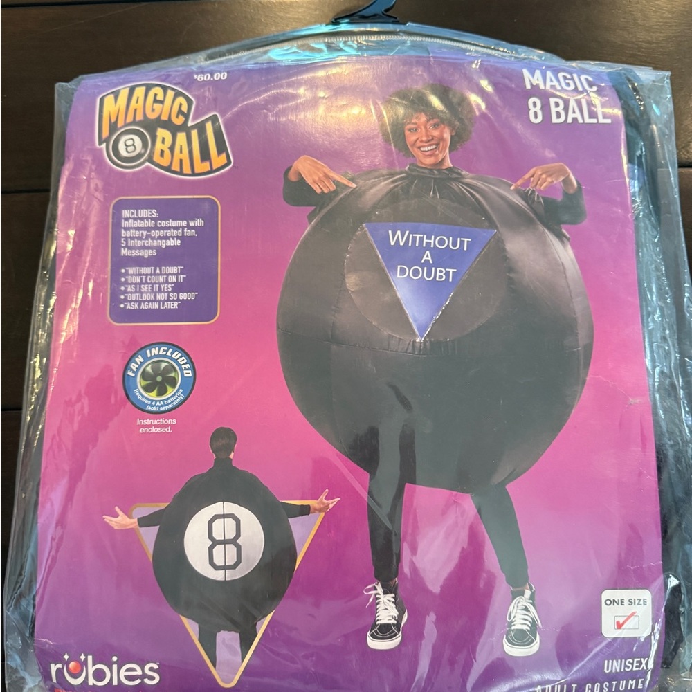 Rubie's Magic 8 Ball Costume - Black